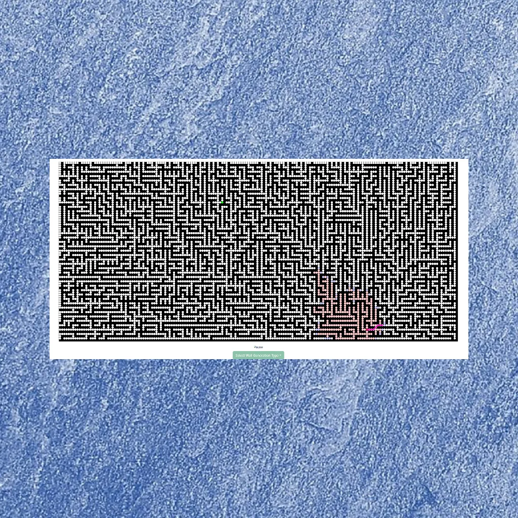 Path Finding Algorithm Visualiser screenshot
